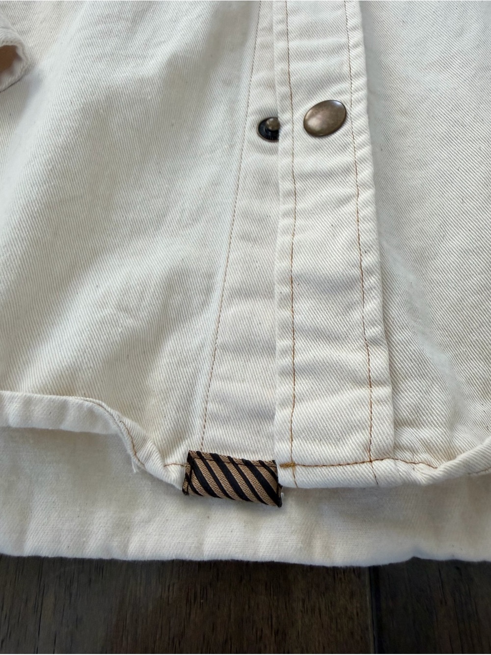 Billy Reid Shoals Shirt Men’s XL Tan Snap Front Long Sleeve - Picture 4 of 8